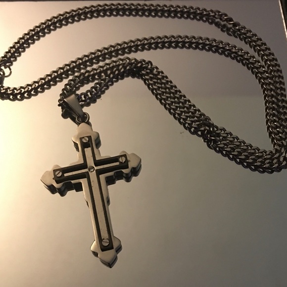 The Cross stainless steel necklaces. - Picture 3 of 3